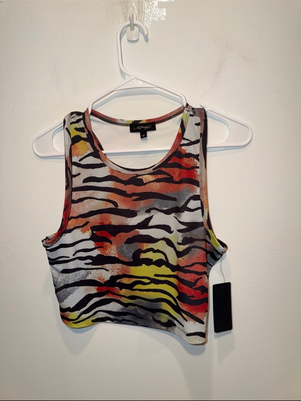Ed Hardy Womens Cropped Tank Top. Size Medium (NWTS)